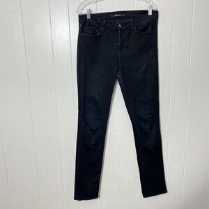 J Brand Shadow Black Skinny Leg Jeans Size 31 EUC